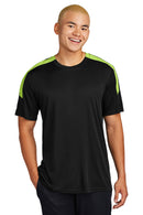 Sport-Tek ®  Competitor   United Crew ST100 - Black/ Lime Shock