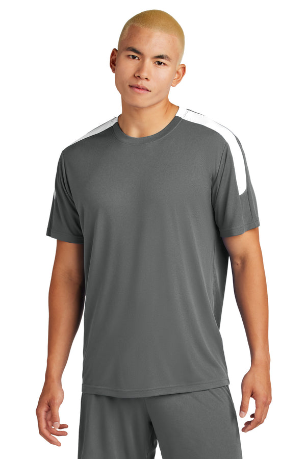 Sport-Tek ®  Competitor   United Crew ST100 - Iron Grey/ White