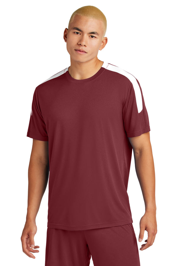 Sport-Tek ®  Competitor   United Crew ST100 - Maroon/ White