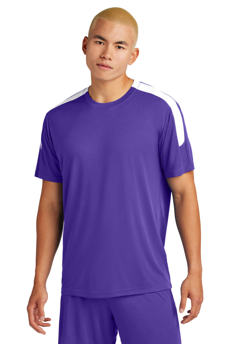 Sport-Tek ®  Competitor   United Crew ST100 - Purple/ White
