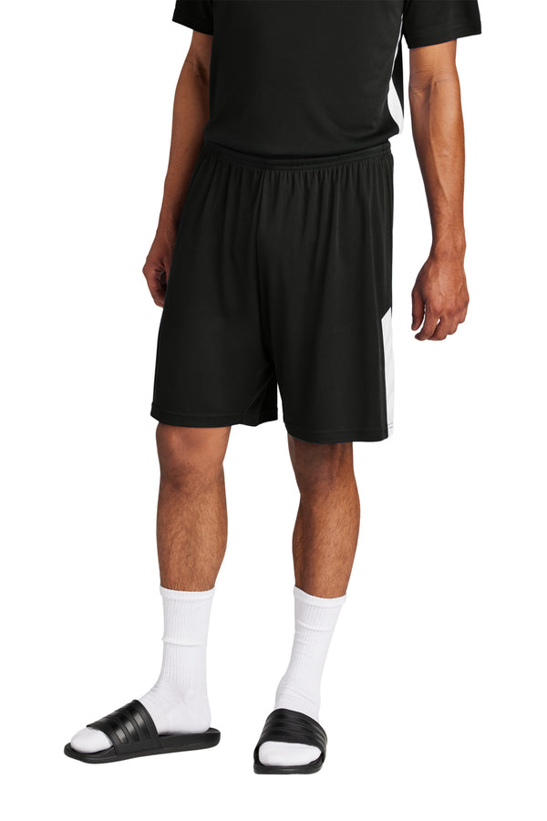 Sport-Tek ®  Competitor   United 7' Short ST103 - Black/ White