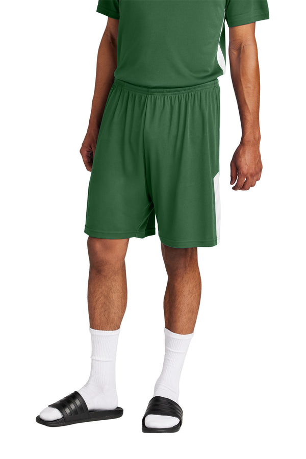 Sport-Tek ®  Competitor   United 7' Short ST103 - Forest Green/ White