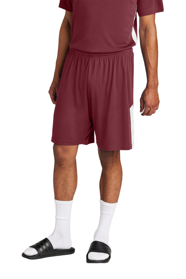 Sport-Tek ®  Competitor   United 7' Short ST103 - Maroon/ White