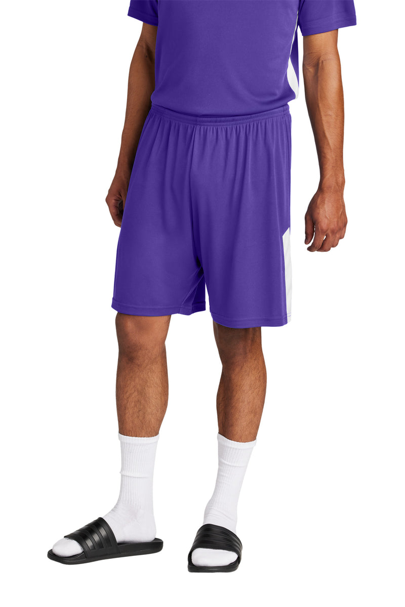 Sport-Tek ®  Competitor   United 7' Short ST103 - Purple/ White