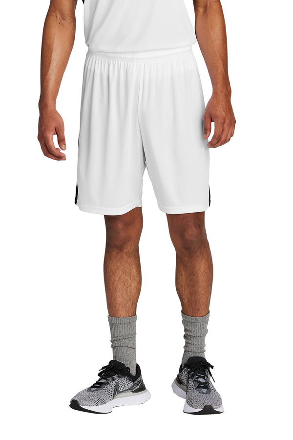 Sport-Tek ®  Competitor   United 7' Short ST103 - White/ Black