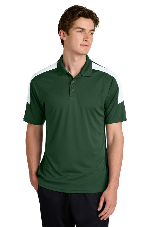 Sport-Tek ®  Competitor   United Polo ST104 - Forest Green/ White