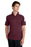 Sport-Tek ®  Competitor   United Polo ST104 - Maroon/ White