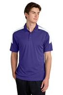 Sport-Tek ®  Competitor   United Polo ST104 - Purple/ White