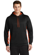 Sport-Tek ®  Sport-Wick ®  Fleece Colorblock Hooded Pullover. ST235