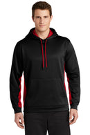 Sport-Tek ®  Sport-Wick ®  Fleece Colorblock Hooded Pullover. ST235