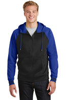 Sport-Tek ®  Sport-Wick ®  Varsity Fleece Full-Zip Hooded Jacket. ST236
