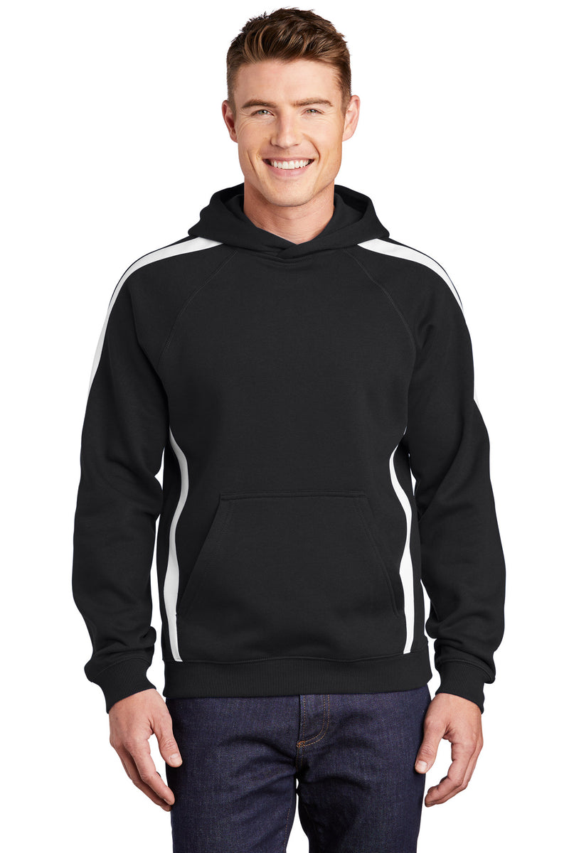 Sport-Tek ®  Sleeve Stripe Pullover Hooded Sweatshirt. ST265