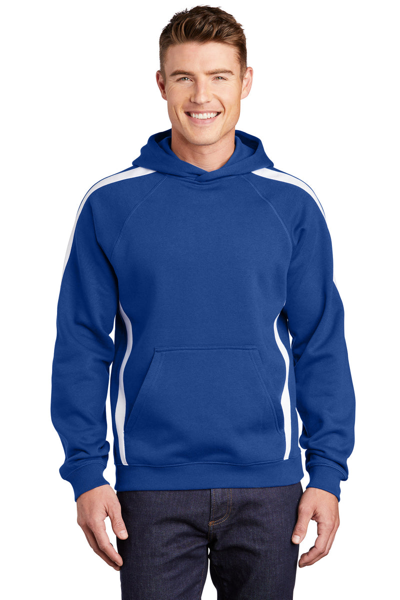 Sport-Tek ®  Sleeve Stripe Pullover Hooded Sweatshirt. ST265