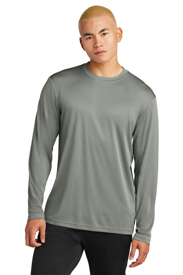 Sport-Tek ®  Long Sleeve PosiCharge ®  Competitor Tee. ST350LS - Grey Concrete Heather