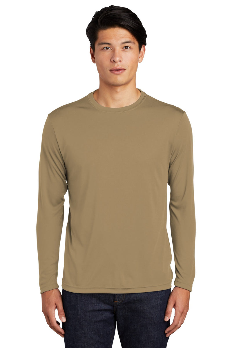 Sport-Tek ®  Long Sleeve PosiCharge ®  Competitor Tee. ST350LS - Coyote Brown