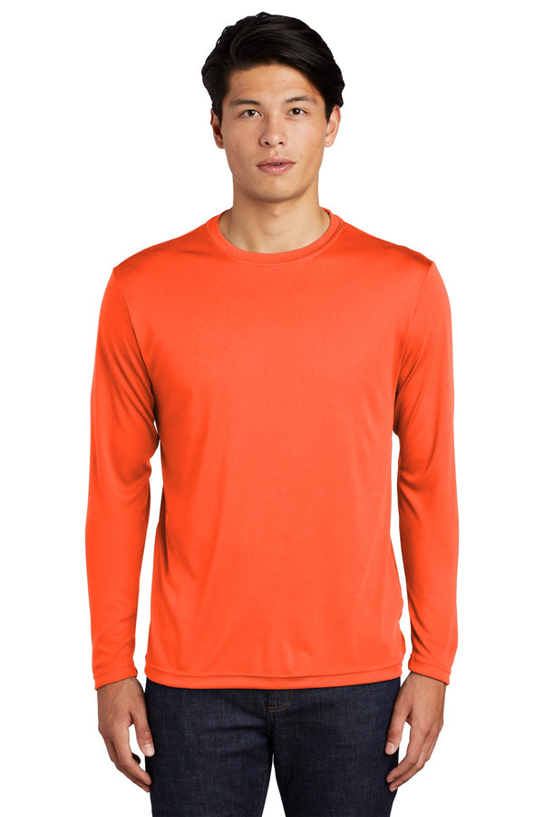 Sport-Tek ®  Long Sleeve PosiCharge ®  Competitor Tee. ST350LS - Neon Orange