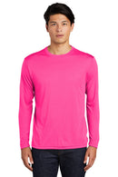 Sport-Tek ®  Long Sleeve PosiCharge ®  Competitor Tee. ST350LS - Neon Pink
