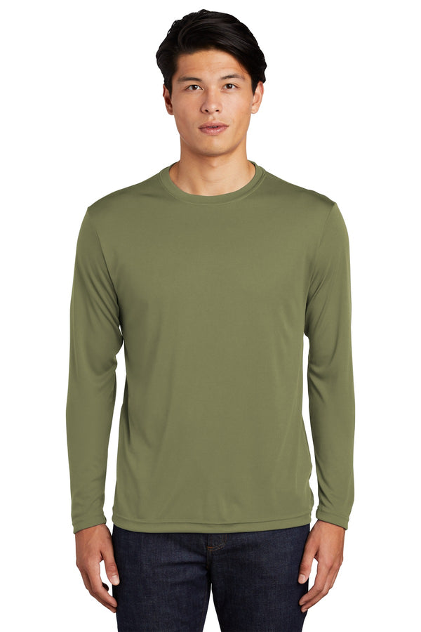 Sport-Tek ®  Long Sleeve PosiCharge ®  Competitor Tee. ST350LS - Olive Drab Green