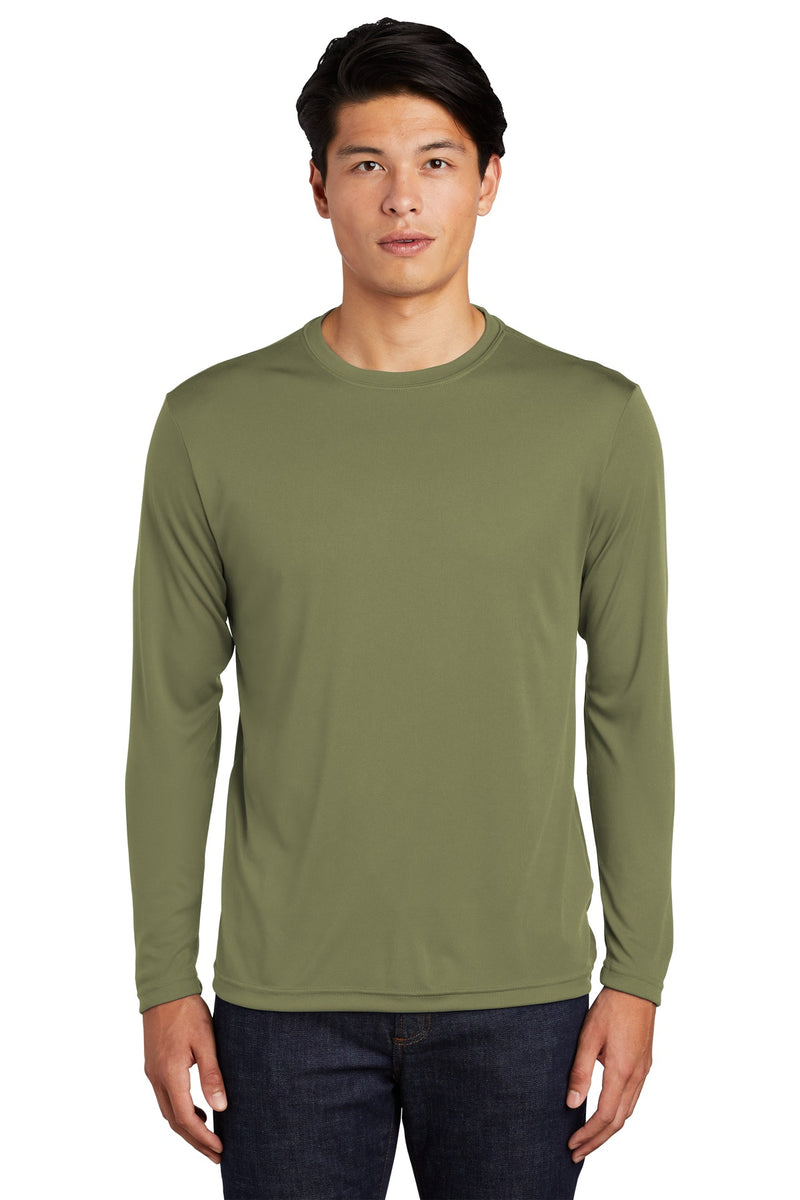 Sport-Tek ®  Long Sleeve PosiCharge ®  Competitor Tee. ST350LS - Olive Drab Green