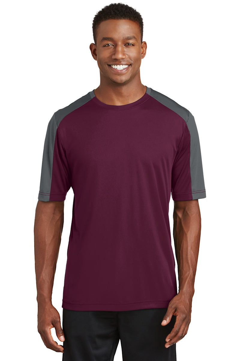 Sport-Tek ®  PosiCharge ®  Competitor   Sleeve-Blocked Tee. ST354