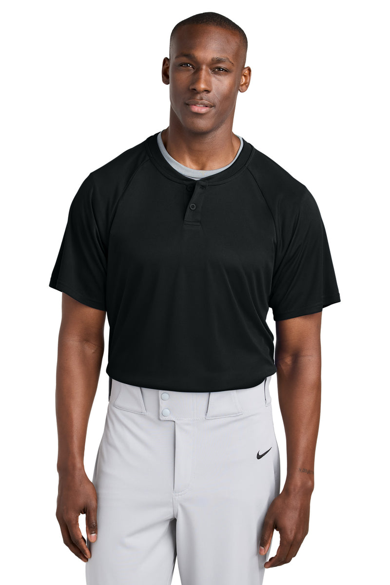 Sport-Tek ®  PosiCharge ®  Competitor   2-Button Henley ST359 - Black