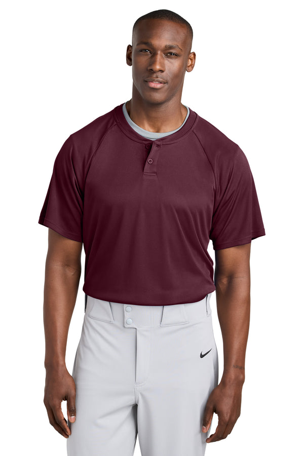 Sport-Tek ®  PosiCharge ®  Competitor   2-Button Henley ST359 - Maroon