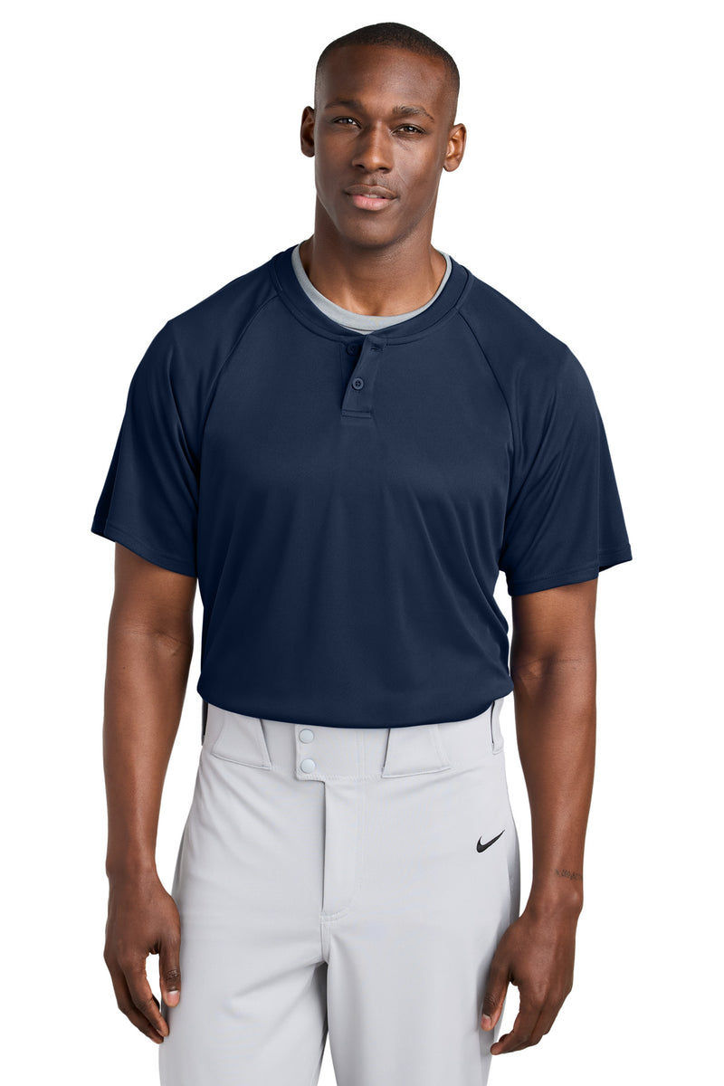 Sport-Tek ®  PosiCharge ®  Competitor   2-Button Henley ST359 - True Navy