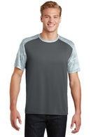 Sport-Tek ®  CamoHex Colorblock Tee. ST371