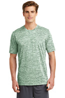 Sport-Tek ®  PosiCharge ®  Electric Heather Tee. ST390 - Forest Green Electric