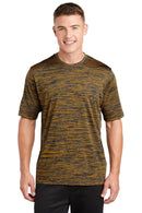 Sport-Tek ®  PosiCharge ®  Electric Heather Tee. ST390 - Gold-Black Electric