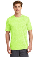 Sport-Tek ®  PosiCharge ®  Electric Heather Tee. ST390 - Lime Shock Electric