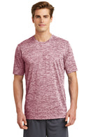 Sport-Tek ®  PosiCharge ®  Electric Heather Tee. ST390 - Maroon Electric