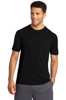 Sport-Tek  ®  PosiCharge  ®  Tri-Blend Wicking Raglan Tee. ST400 - Black Triad Solid