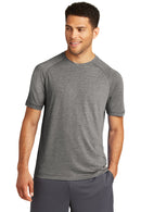 Sport-Tek  ®  PosiCharge  ®  Tri-Blend Wicking Raglan Tee. ST400 - Dark Grey Heather