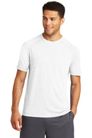 Sport-Tek  ®  PosiCharge  ®  Tri-Blend Wicking Raglan Tee. ST400 - White Triad Solid