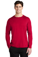 Sport-Tek  ®  Posi-UV ®  Pro Long Sleeve Tee. ST420LS - Deep Red