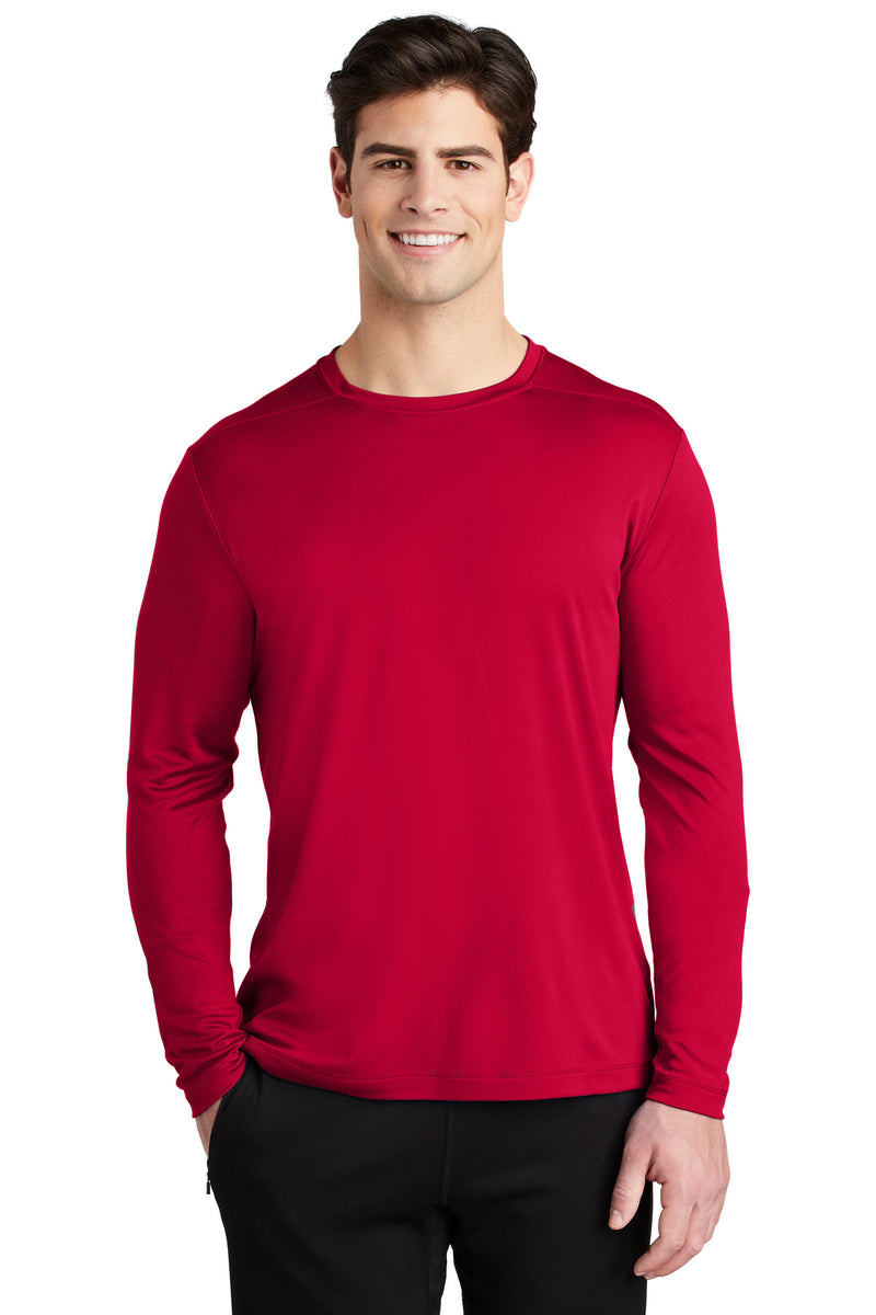 Sport-Tek  ®  Posi-UV ®  Pro Long Sleeve Tee. ST420LS - Deep Red