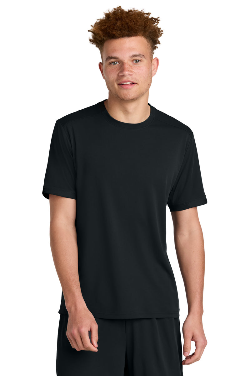 Sport-Tek ®  Club Short Sleeve Crew ST440 - Black/ Black