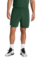 Sport-Tek ®  Club 7' Short ST442 - Forest Green/ White