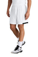 Sport-Tek ®  Club 7' Short ST442 - White/ Black