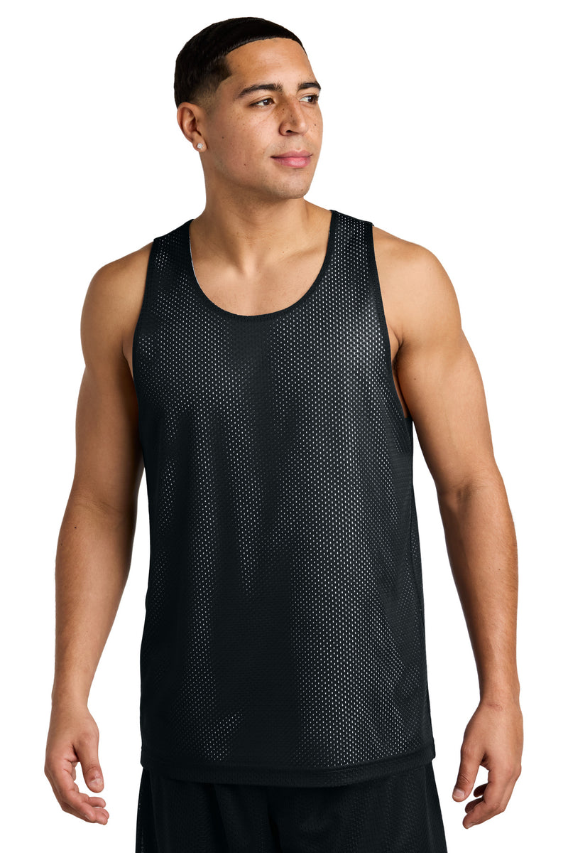 Sport-Tek ®  PosiCharge ®  Reversible Mesh Tank ST5000 - Black/ White