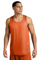 Sport-Tek ®  PosiCharge ®  Reversible Mesh Tank ST5000 - Deep Orange/ White