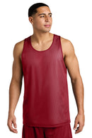 Sport-Tek ®  PosiCharge ®  Reversible Mesh Tank ST5000 - Deep Red/ White