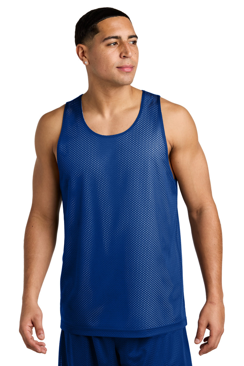 Sport-Tek ®  PosiCharge ®  Reversible Mesh Tank ST5000 - True Royal/ White