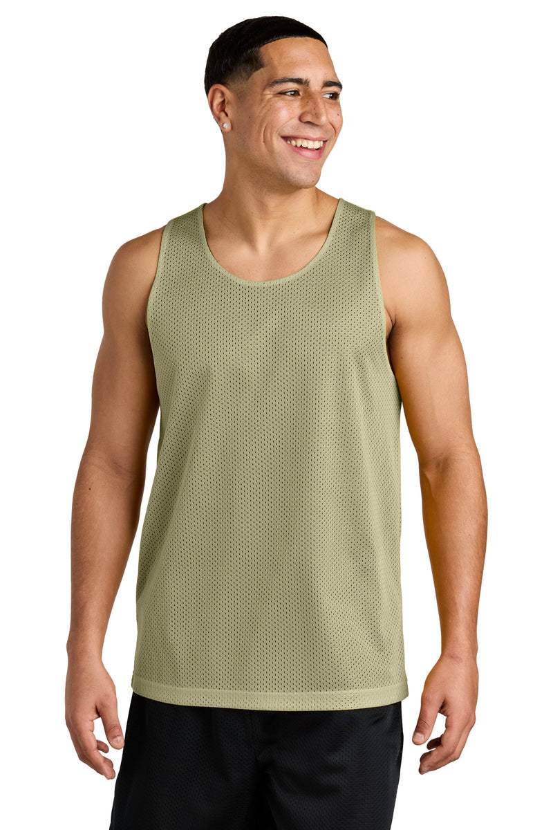 Sport-Tek ®  PosiCharge ®  Reversible Mesh Tank ST5000 - Vegas Gold/ Black