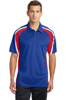 Sport-Tek ®  Tricolor Micropique Sport-Wick ®  Polo. ST654