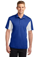 Sport-Tek ®  Side Blocked Micropique Sport-Wick ®  Polo. ST655 - True Royal/ White