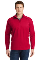 Sport-Tek ®  Sport-Wick ®  Stretch 1/4-Zip Pullover. ST850 - Deep Red