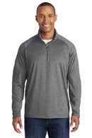 Sport-Tek ®  Sport-Wick ®  Stretch 1/4-Zip Pullover. ST850 - Charcoal Grey Heather