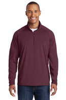 Sport-Tek ®  Sport-Wick ®  Stretch 1/4-Zip Pullover. ST850 - Maroon